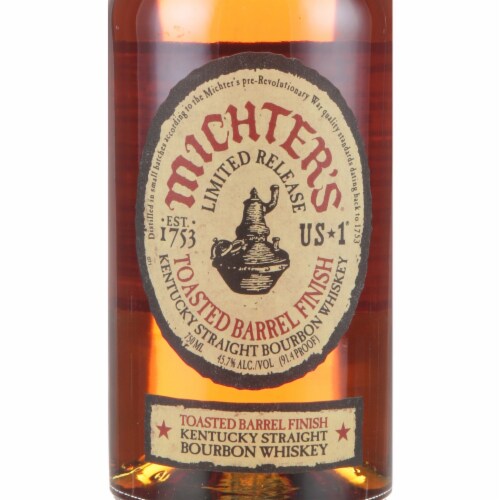 Michter's Us 1 Toasted Barrel Finish Limited Release Kentucky Straight Bourbon Whiskey Perspective: back