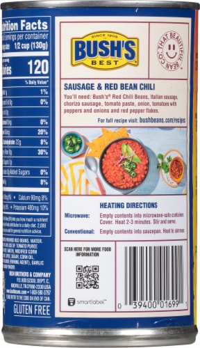 Bush's Best® Red Chili Beans in Mild Sauce Perspective: back