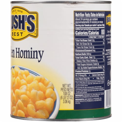 Bush's Best® Golden Hominy Perspective: back