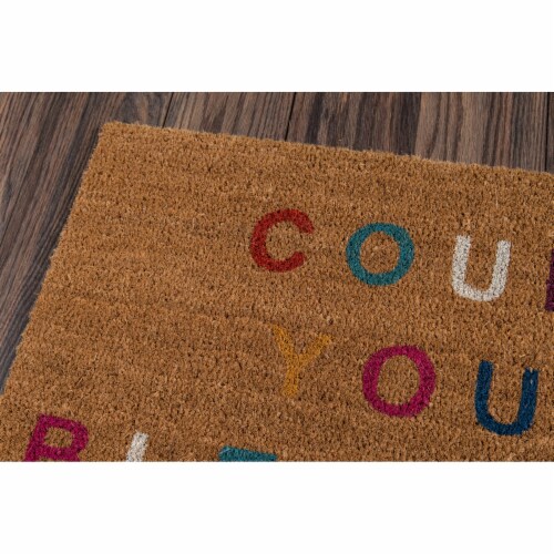 Novogratz Aloha Multi Count Your Blessings Doormat Perspective: back
