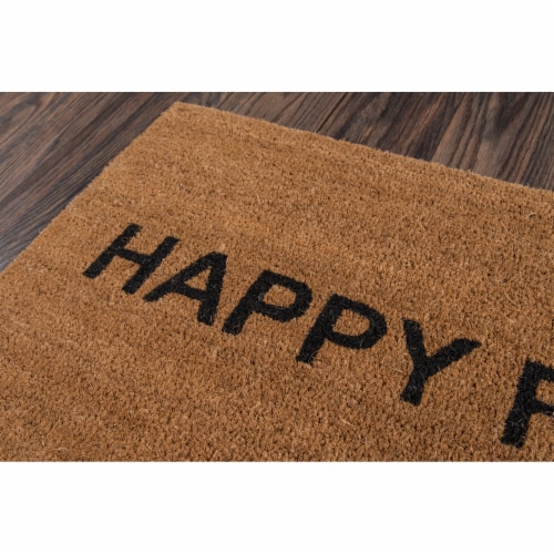 Novogratz Aloha Natural Happy Feet Doormat Perspective: back