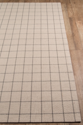 Erin Gates MARLBMLB-2IVY3656 Hand Woven Marlborough Rectangle Area Rug, Ivory - 3 ft. 6 in. x Perspective: back