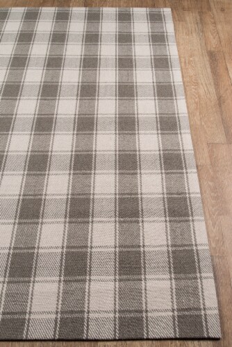 Erin Gates MARLBMLB-1GRY80A0 Hand Woven Marlborough Rectangle Area Rug, Grey - 8 x 10 ft. Perspective: back