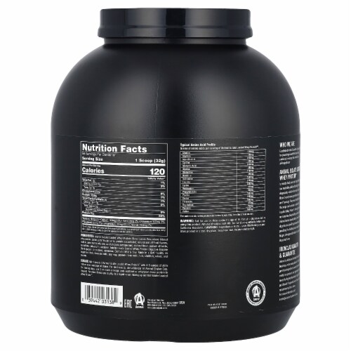 Animal Isolate Loaded Whey Protein Powder Frosted Cinnamon Bun - 4 lb (1.81 kg) Perspective: back