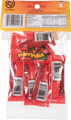 Mexsnax® Rellerindos Tamarind Candy Perspective: back
