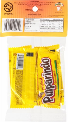 Mexsnax® Pulparindo Tamarind Pulp Candy Perspective: back