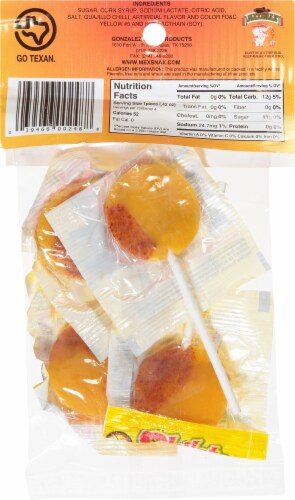 Mexsnax® Peleta de Piña Pineapple Lollipop Perspective: back