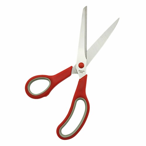 5 Piece Scissors Set Stainless Steel Comfort Grip Sewing Dress Hobby Crafts Tool Perspective: back