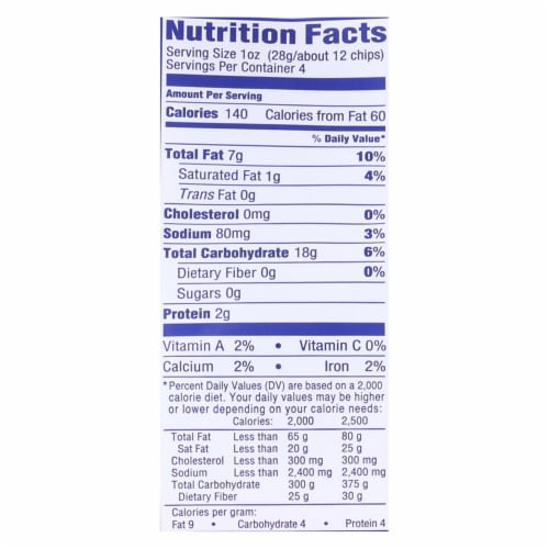 Have'A Corn Chip - Corn Chips - Case of 24 - 4 oz. Perspective: back