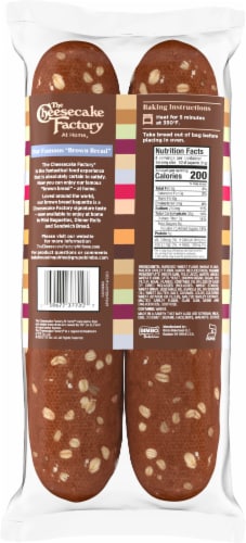 The Cheesecake Factory At Home Brown Bread Wheat Mini Baguettes Perspective: back