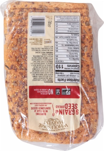 Wholesome Harvest 9-Grain & Seed Loaf Perspective: back