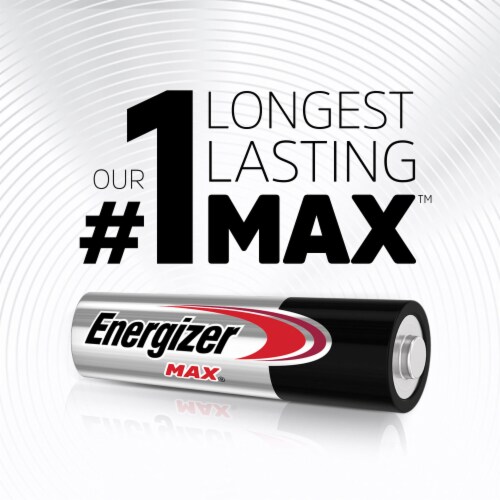 Energizer Max Alkaline AA Batteries Perspective: back