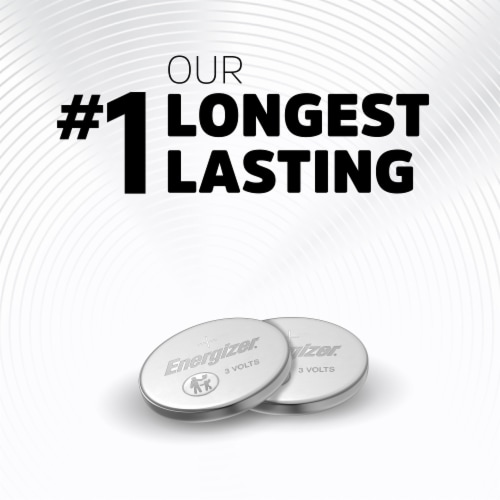 Energizer 2032 Batteries 6 Pack, 3V Lithium Coin Batteries Perspective: back