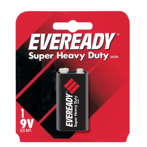 Eveready Super Heavy Duty Carbon Zinc 9V Batteries - 1 Pack Perspective: back