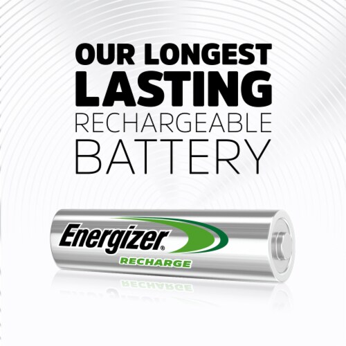 Energizer Power Plus Rechargeable AA Batteries Perspective: back
