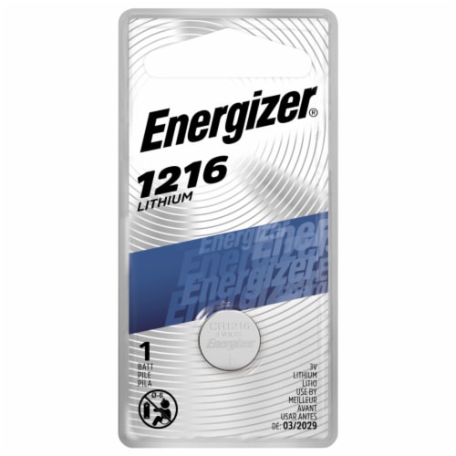 Energizer Watch Electronic Lithium Coin 1216 Battery - 1 Pack Perspective: back