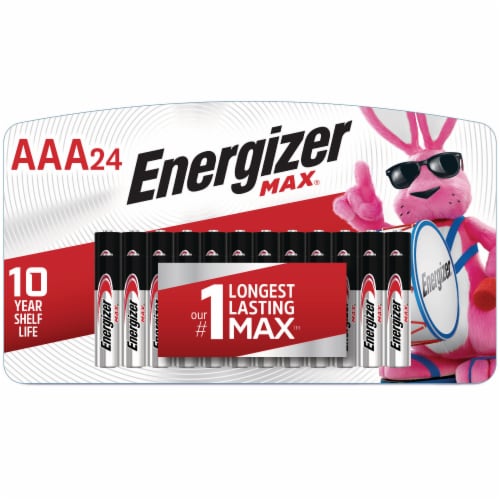 Energizer Max Alkaline AAA Batteries - 24 Pack Perspective: back
