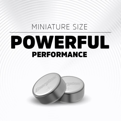 Energizer 392 Silver Oxide Button Battery Perspective: back