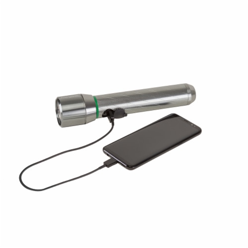 Energizer 1200 Lumens Rechargeable Metal LED Flashlight Perspective: back