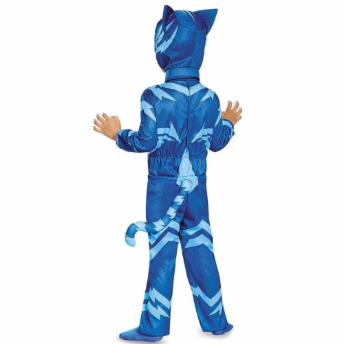 Catboy Classic Toddler PJ Masks Costume Perspective: back