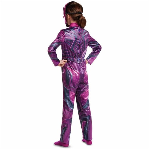 Disguise  Power Ranger Movie Classic Costume, Pink, Large (10-12) Perspective: back