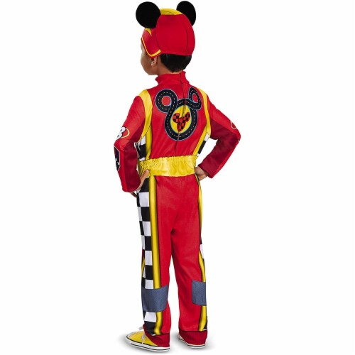 Disguise Mickey Roadster Classic Toddler Costume, Multicolor, Medium (3T-4T) Perspective: back