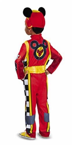 Disguise Mickey Roadster Classic Toddler Costume, Multicolor, Small (2T) Perspective: back