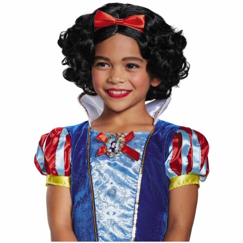 Snow White Deluxe Child Wig, Child One Size Perspective: back