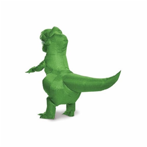 Toy Story 4 Rex Inflatable Child Costume Green, Child One Size Perspective: back