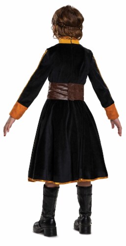 Disguise Frozen 2 Anna Prestige Child Costume For Girls - Size 7-8 Costume Perspective: back