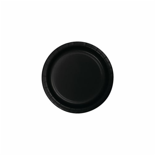 Creative Converting Black Velvet 9 Round Dinner Plates 24 Pack (47134B ...