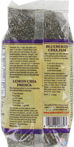 Bob's Red Mill Chia Seed Perspective: back