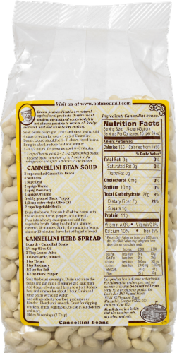 Bob's Red Mill Cannellini Beans Perspective: back