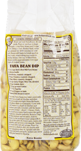 Bob's Red Mill Fava Beans Perspective: back