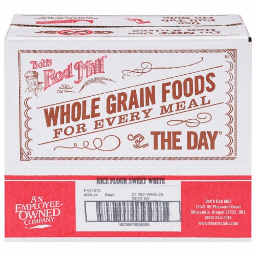Bob's Red Mill Sweet White Rice Flour 24 oz Perspective: back