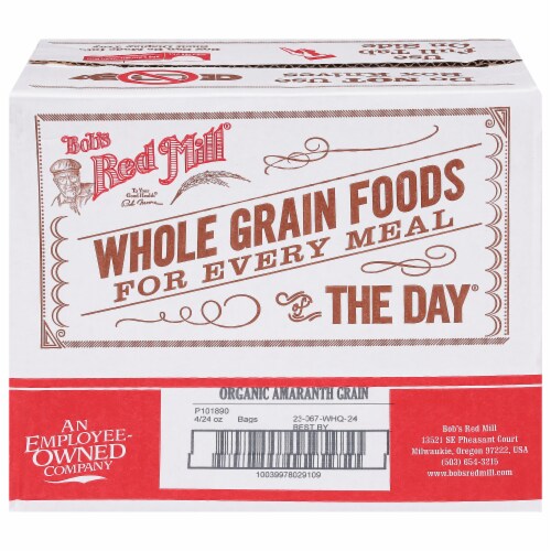 Bob’s Red Mill Organic Whole Grain Amaranth Perspective: back