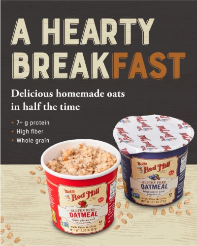 Bob's Red Mill Gluten Free Brown Sugar & Maple Oatmeal Cup Perspective: back