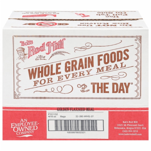 Bob's Red Mill Golden Flaxseed Meal Perspective: back