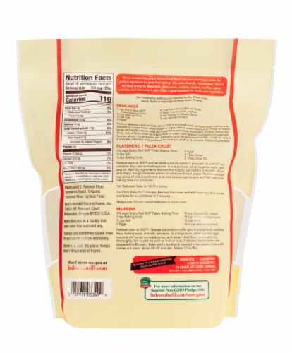 Bob's Red Mill Grain Free Paleo Baking Flour Perspective: back