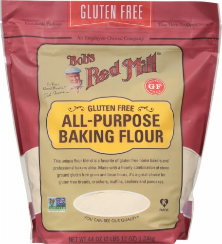 Bob's Red Mill Gluten Free All-Purpose Baking Flour Perspective: back