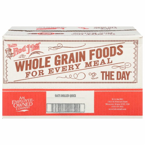 Bob's Red Mill Quick Cooking Rolled Oats Perspective: back