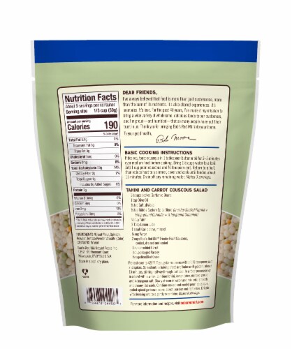 Bob's Red Mill Tri-color Pearl Couscous Pouch Perspective: back