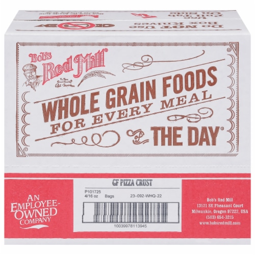 Bob's Red Mill Gluten Free Pizza Crust Mix Perspective: back