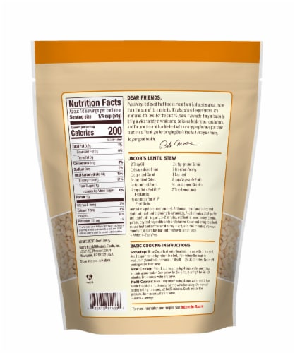 Bob's Red Mill Pearl Barley Perspective: back