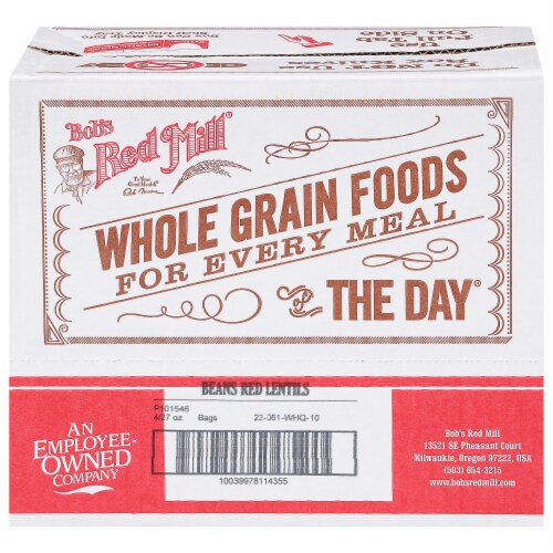 Bob's Red Mill Red Lentils Perspective: back