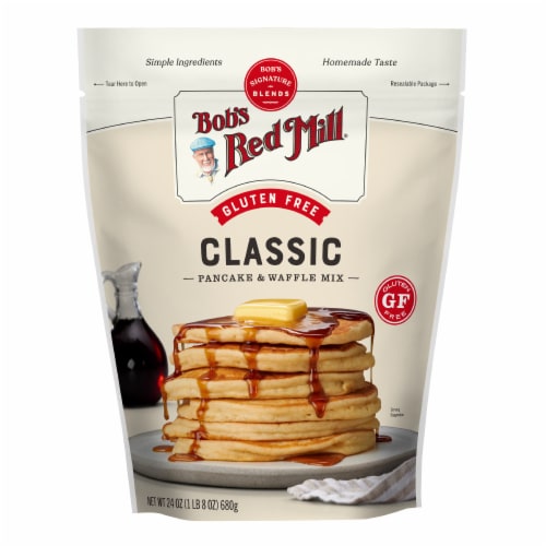Bob's Red Mill Gluten Free Pancake Mix Perspective: back