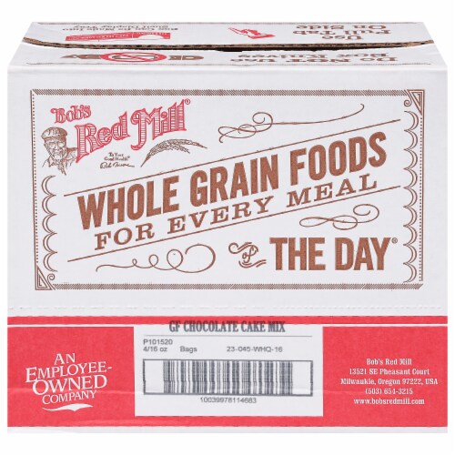 Bob's Red Mill Gluten Free Chocolate Cake Mix Perspective: back
