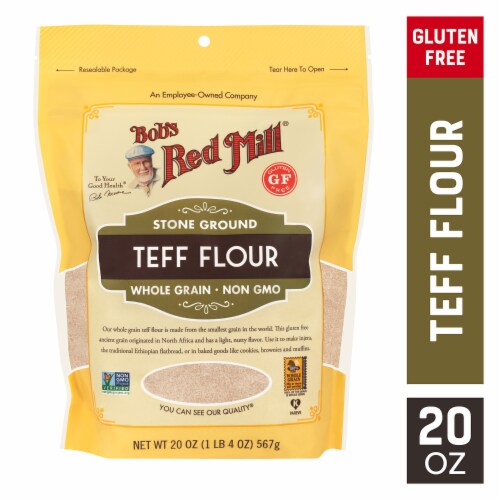 Bob's Red Mill Gluten Free Teff Flour Perspective: back