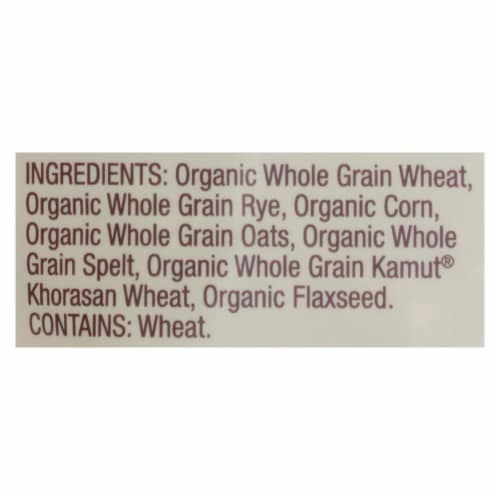 Bob's Red Mill® Organic 6 Grain Hot Cereal Perspective: back
