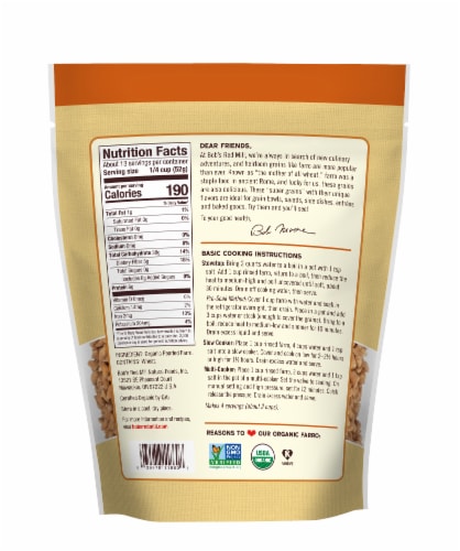 Bob's Red Mill Organic Farro Perspective: back